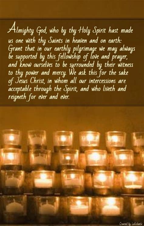 Reminder! All Saints Day is Saturday. Here is a prayer for the occasion ...