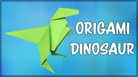 Origami ideas: Origami Dinosaur Easy To Make