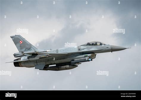 Lockheed Martin F- 16c (Block 52 Advanced) Polish Air Force in flight ...