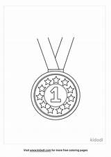 Free Medal Coloring Page  Printables Kidadl sketch template