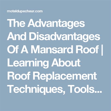 The advantages and disadvantages of a mansard roof – TopsDecor.com