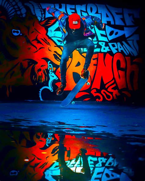 Graffiti Skateboard, colors, street, wall, HD phone wallpaper | Peakpx