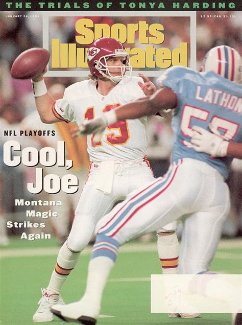 Kansas City Chiefs Qb Joe Montana, 1994 Afc Championship Sports Illustrated Cover by Sports ...