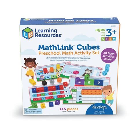 Learning Resources MathLink Cubes Preschool Math Activity Set - Kiedler