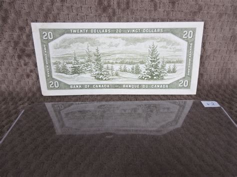 1 - 1954 Canadian 20 Dollar Bill