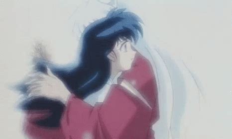 InuYasha GIF - Inuyasha Kagome Hug - Discover & Share GIFs