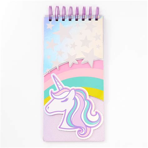 Miss Glitter the Unicorn Layered Notebook | Claire's US