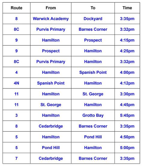 Today’s Bus Route Cancellations: September 22 - Bernews