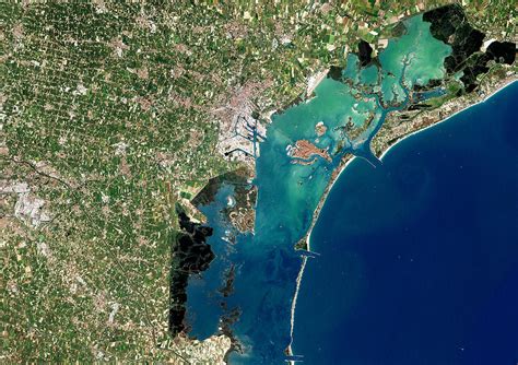 Venice, Satellite Image Photograph by Planetobserver