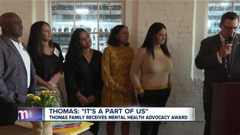 Thomas family receives mental health benefactor award