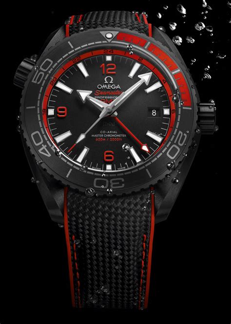 Omega Seamaster Planet Ocean GMT Deep Black Watches In Ceramic ...