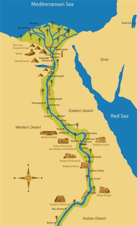 Ancient Egypt Map