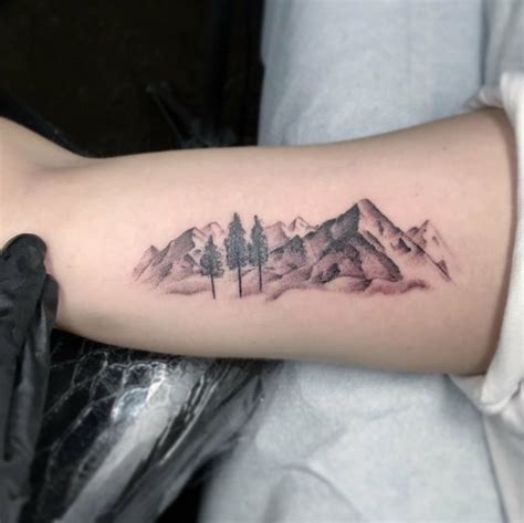 1001+ ideas for the adventurous mountain range tattoo