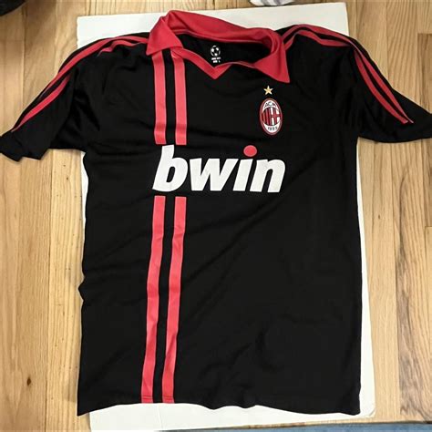 AC Milan Soccer Jersey #acmilan #soccerjersey... - Depop