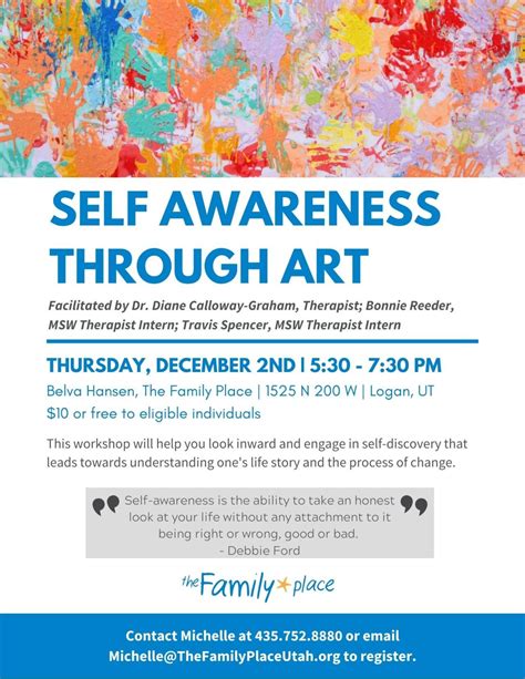 Self Awareness Through Art - The Family Place Utah