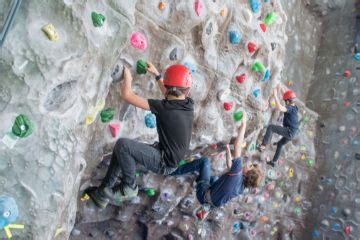 Climbing at Hertfordshire Sports Village, Hatfield