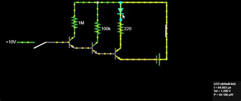 simulation - Falstad Circuit - Why is the current still flowing through the transistors ...