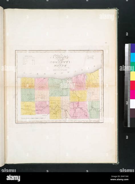 Map of the county of Wayne 1829 - 1839. Cartographic. Atlases, Maps ...