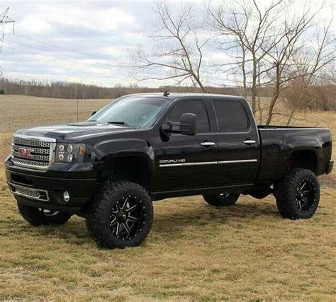 black lifted GMC truck Lifted Chevy Trucks, Gm Trucks, Jeep Truck ...