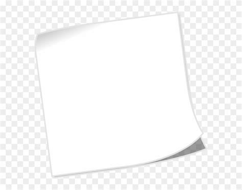 White Sticky Notes Png - Free Transparent PNG Clipart Images Download