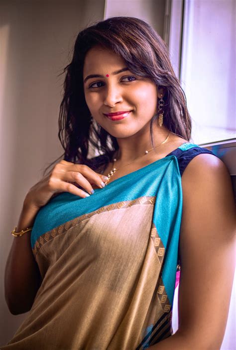 Actress Subiksha in saree photos - South Indian Actress