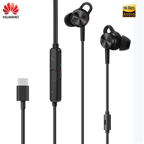 100% Original Huawei Active Noise Cancelling In Ear Headphones 3 Type C ...