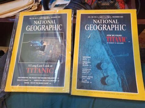 Titanic VINTAGE National Geographic Magazines | #4558001910