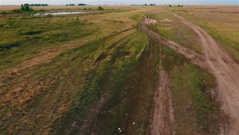 Steppe Kazakhstan Nature 4 K Stock Footage Video (100% Royalty-free ...