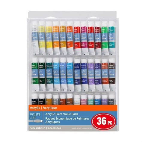 Artist s loft acrylic paint value pack 36 piece – Artofit