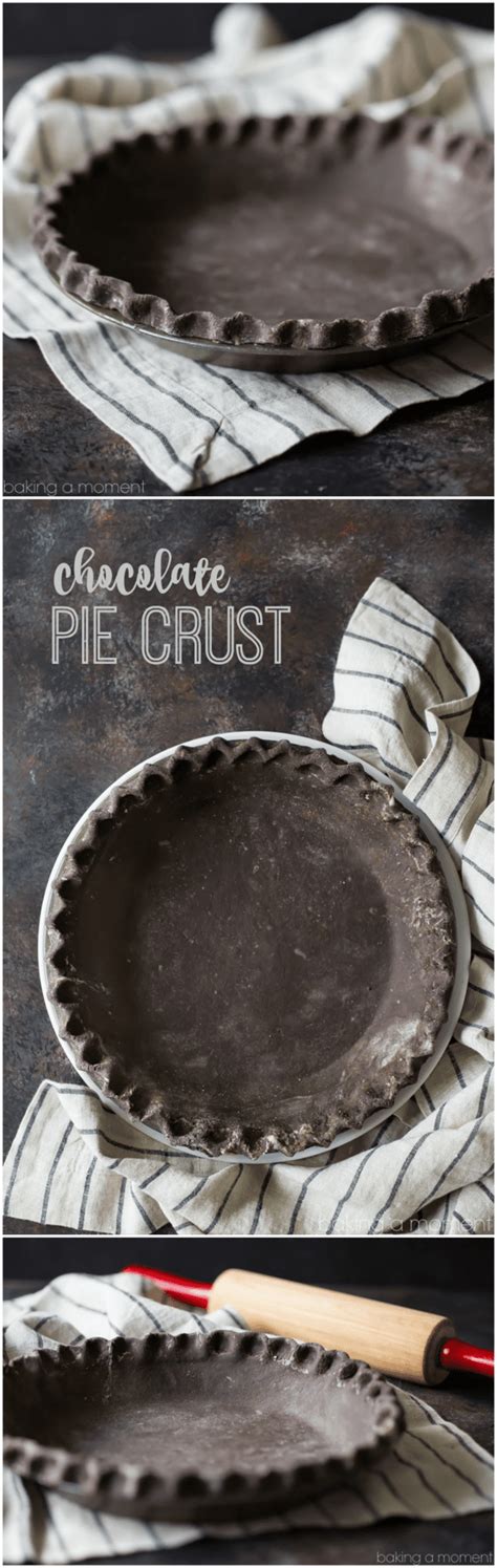 Chocolate Pie Crust - Baking A Moment