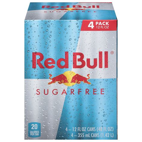 Red Bull Sugar Free Energy Drink 4 pk Cans - Shop Sports & Energy ...