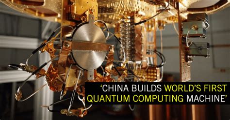 China Builds World’s First Quantum Computing Machine