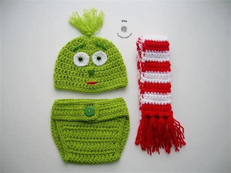 CROCHET PATTERN Baby Grinch Set Instant Download PDF Baby - Etsy