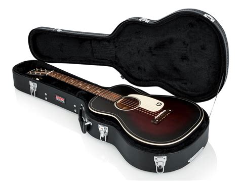 Amazon.com: Gator Cases Hard-Shell Wood Case for 3/4 Sized Acoustic Guitars (GWE-ACOU-3/4 ...