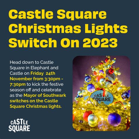 Christmas light switch on 2023 — Castle Square