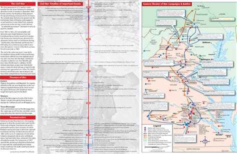 American Civil War Map - Mapping Specialists Limited