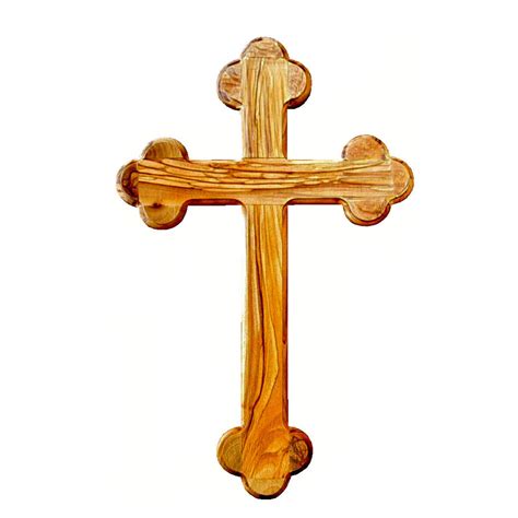 Budded Cross HolyRoses Olive Wood Stations of The Cross Crucifix ...