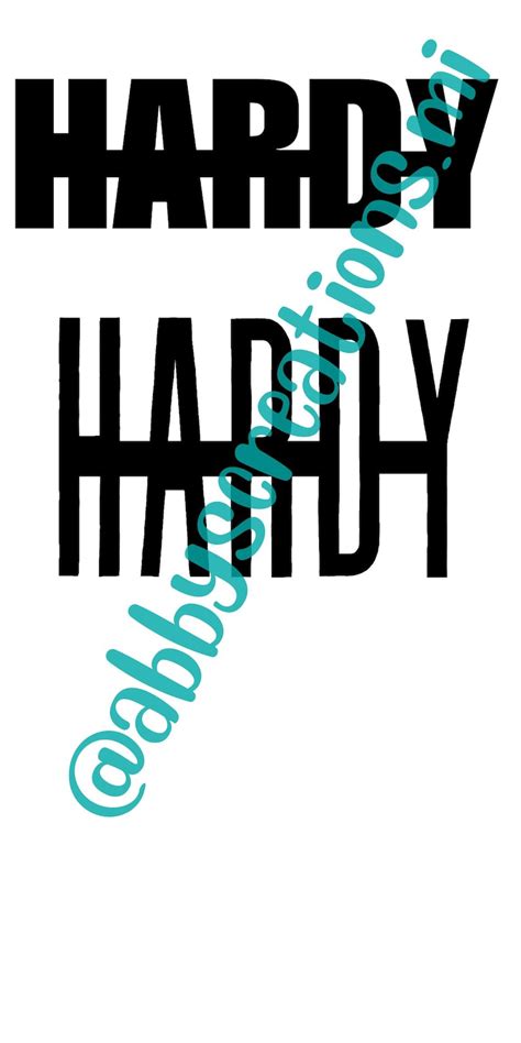 HARDY SVG - Etsy