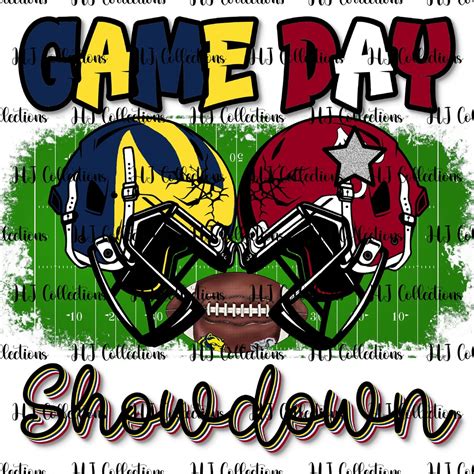 Michigan Vs Alabama Football Png Jpg - Etsy