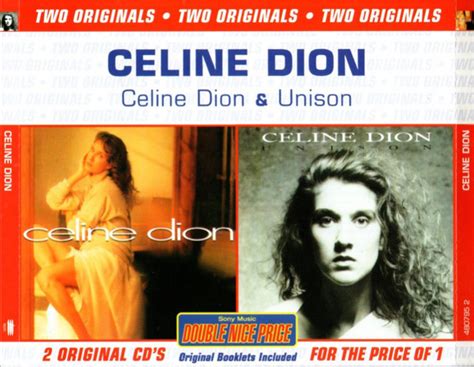 Céline Dion – Celine Dion & Unison (1995, CD) - Discogs