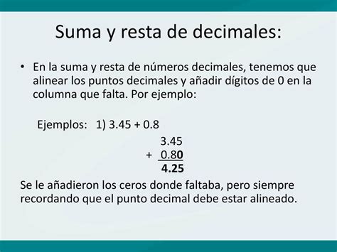 TOMi.digital - Suma y resta de decimales