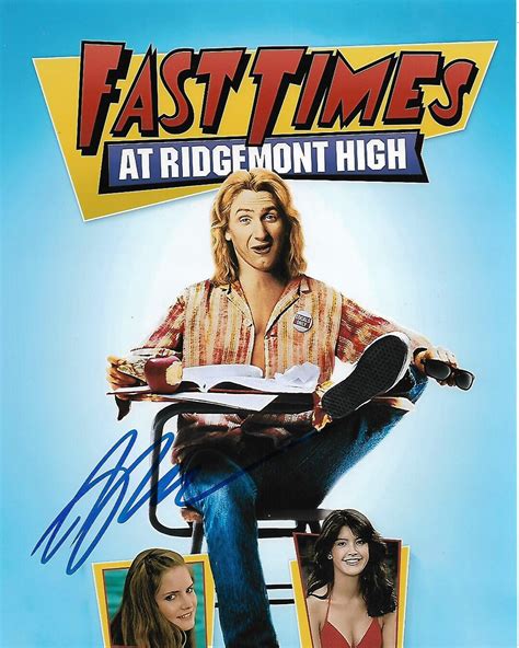 SEAN PENN fast Times at Ridgemont High Autographed - Etsy