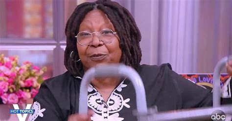 Whoopi Goldberg Returns To 'The View' With A Walker After Week-Long Hiatus