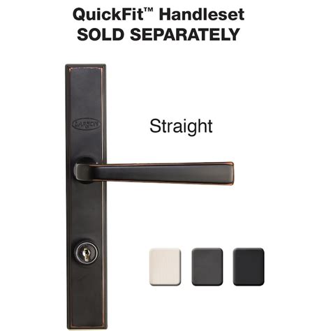 LARSON QuickFit Bronze Lockable Storm Door Handleset in the Screen Door ...