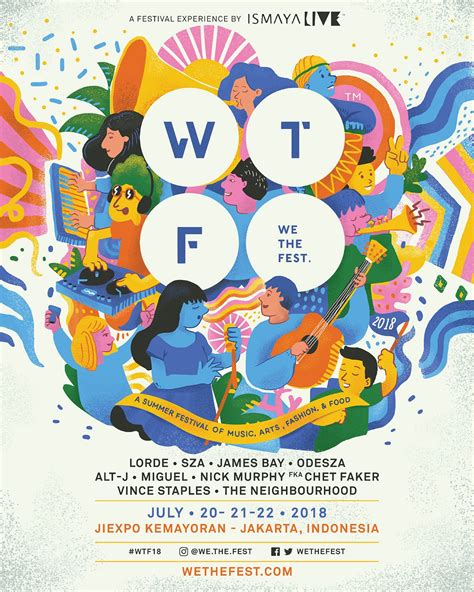 We The Fest 2018 - Poster Contest Winner on Behance Event Poster Design, Creative Poster Design ...