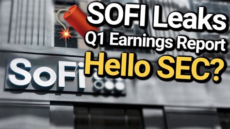 SOFI Leaks Its Own Earnings Report, Now What? | SOFI Stock - YouTube