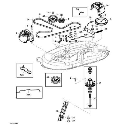 John Deere 42 Inch Mower Deck Parts Diagram (Visula Guides)