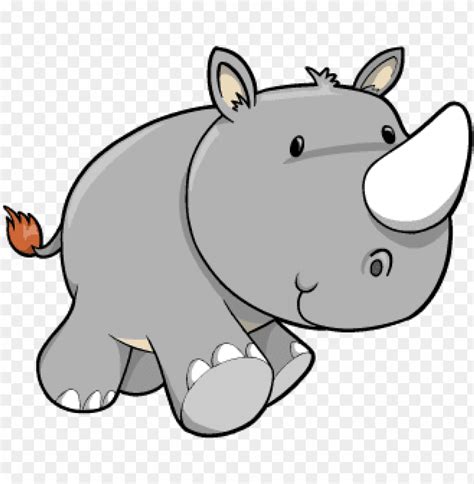 Free download | HD PNG cartoon baby rhino cute cartoon rhino PNG ...