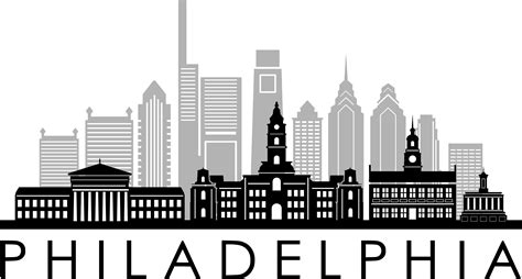 Philadelphia Skyline Outline