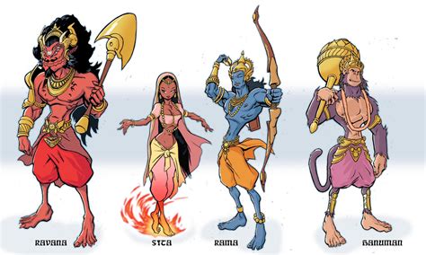 Ramayana Concepts by manmonkee on DeviantArt